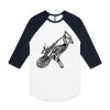 AS Colour - 3/4 Raglan Baseball Sleeve Tee Thumbnail