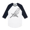 AS Colour - 3/4 Raglan Baseball Sleeve Tee Thumbnail