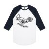 AS Colour - 3/4 Raglan Baseball Sleeve Tee Thumbnail