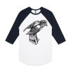 AS Colour - 3/4 Raglan Baseball Sleeve Tee Thumbnail