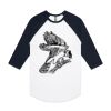 AS Colour - 3/4 Raglan Baseball Sleeve Tee Thumbnail