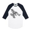 AS Colour - 3/4 Raglan Baseball Sleeve Tee Thumbnail