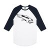 AS Colour - 3/4 Raglan Baseball Sleeve Tee Thumbnail