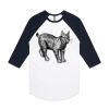 AS Colour - 3/4 Raglan Baseball Sleeve Tee Thumbnail