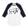 AS Colour - 3/4 Raglan Baseball Sleeve Tee Thumbnail