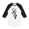 AS Colour - 3/4 Raglan Baseball Sleeve Tee Thumbnail