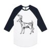 AS Colour - 3/4 Raglan Baseball Sleeve Tee Thumbnail