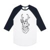 AS Colour - 3/4 Raglan Baseball Sleeve Tee Thumbnail