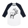 AS Colour - 3/4 Raglan Baseball Sleeve Tee Thumbnail