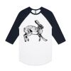 AS Colour - 3/4 Raglan Baseball Sleeve Tee Thumbnail