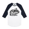 AS Colour - 3/4 Raglan Baseball Sleeve Tee Thumbnail