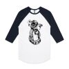 AS Colour - 3/4 Raglan Baseball Sleeve Tee Thumbnail