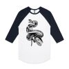 AS Colour - 3/4 Raglan Baseball Sleeve Tee Thumbnail