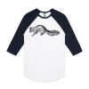 AS Colour - 3/4 Raglan Baseball Sleeve Tee Thumbnail