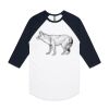 AS Colour - 3/4 Raglan Baseball Sleeve Tee Thumbnail