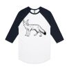 AS Colour - 3/4 Raglan Baseball Sleeve Tee Thumbnail
