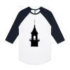 AS Colour - 3/4 Raglan Baseball Sleeve Tee Thumbnail