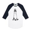 AS Colour - 3/4 Raglan Baseball Sleeve Tee Thumbnail