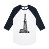 AS Colour - 3/4 Raglan Baseball Sleeve Tee Thumbnail