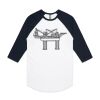 AS Colour - 3/4 Raglan Baseball Sleeve Tee Thumbnail