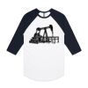 AS Colour - 3/4 Raglan Baseball Sleeve Tee Thumbnail