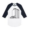 AS Colour - 3/4 Raglan Baseball Sleeve Tee Thumbnail