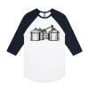 AS Colour - 3/4 Raglan Baseball Sleeve Tee Thumbnail