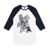 AS Colour - 3/4 Raglan Baseball Sleeve Tee Thumbnail