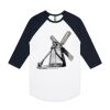 AS Colour - 3/4 Raglan Baseball Sleeve Tee Thumbnail