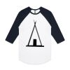 AS Colour - 3/4 Raglan Baseball Sleeve Tee Thumbnail