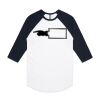 AS Colour - 3/4 Raglan Baseball Sleeve Tee Thumbnail