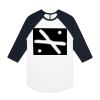 AS Colour - 3/4 Raglan Baseball Sleeve Tee Thumbnail
