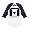 AS Colour - 3/4 Raglan Baseball Sleeve Tee Thumbnail