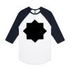 AS Colour - 3/4 Raglan Baseball Sleeve Tee Thumbnail