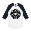 AS Colour - 3/4 Raglan Baseball Sleeve Tee Thumbnail