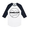 AS Colour - 3/4 Raglan Baseball Sleeve Tee Thumbnail