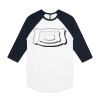 AS Colour - 3/4 Raglan Baseball Sleeve Tee Thumbnail