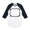 AS Colour - 3/4 Raglan Baseball Sleeve Tee Thumbnail