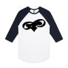 AS Colour - 3/4 Raglan Baseball Sleeve Tee Thumbnail