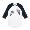 AS Colour - 3/4 Raglan Baseball Sleeve Tee Thumbnail