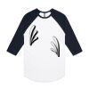 AS Colour - 3/4 Raglan Baseball Sleeve Tee Thumbnail