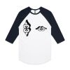 AS Colour - 3/4 Raglan Baseball Sleeve Tee Thumbnail