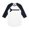 AS Colour - 3/4 Raglan Baseball Sleeve Tee Thumbnail