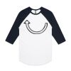 AS Colour - 3/4 Raglan Baseball Sleeve Tee Thumbnail