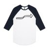 AS Colour - 3/4 Raglan Baseball Sleeve Tee Thumbnail
