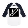 AS Colour - 3/4 Raglan Baseball Sleeve Tee Thumbnail