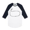 AS Colour - 3/4 Raglan Baseball Sleeve Tee Thumbnail