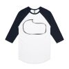 AS Colour - 3/4 Raglan Baseball Sleeve Tee Thumbnail