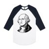 AS Colour - 3/4 Raglan Baseball Sleeve Tee Thumbnail
