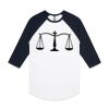 AS Colour - 3/4 Raglan Baseball Sleeve Tee Thumbnail